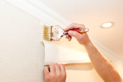 Pose de papier peint à Belleherbe — revêtements muraux et toiles de verre